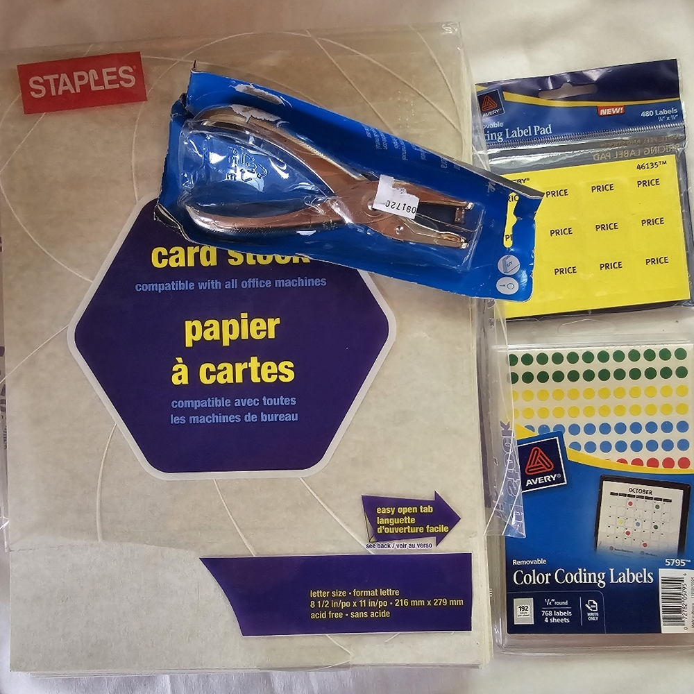Cardstock Lot Office Supply